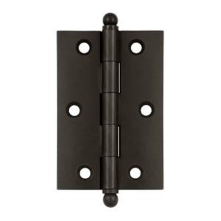 PATIOPLUS 3 x 2 in. Hinge with Ball Tips, Oil Rubbed Bronze - Solid PA2667040